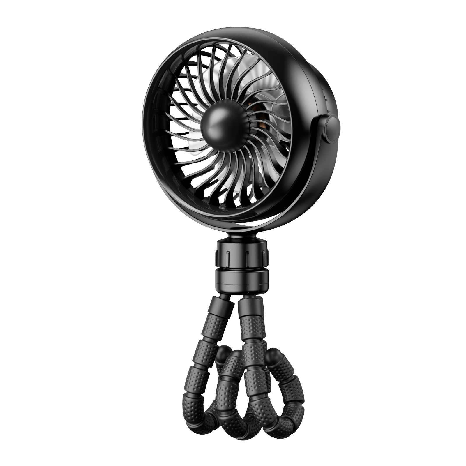 2000mAh 4 Inch Aroma Octopus Tripod Fan Micro Charging Tripod Mini Baby Stroller Fan