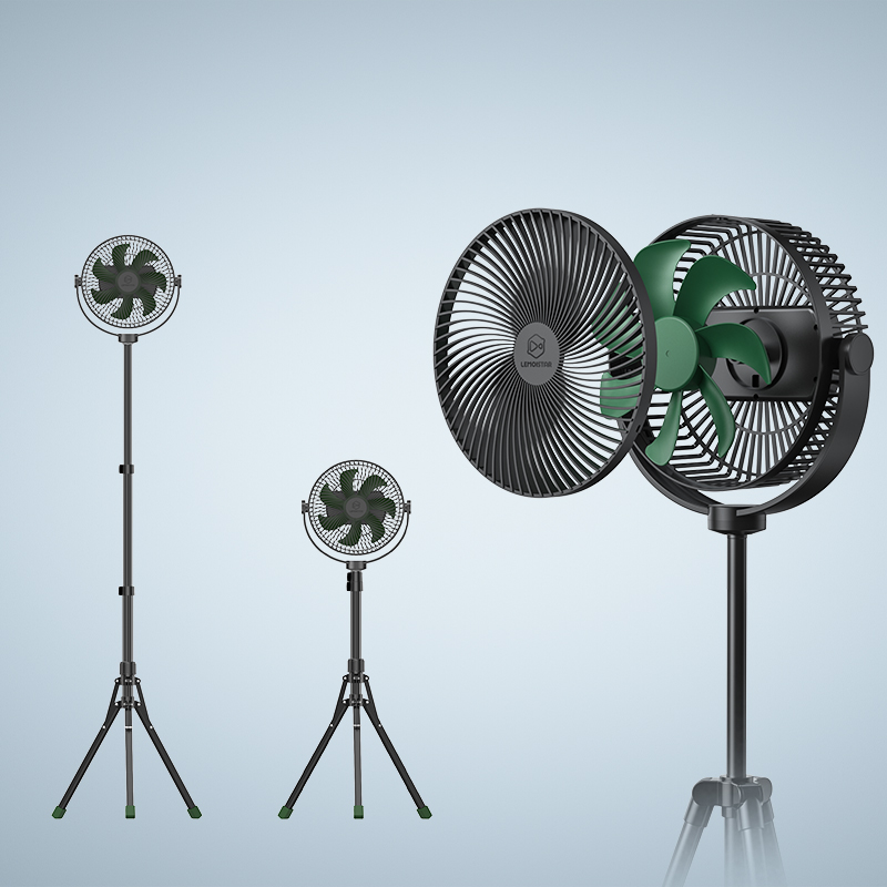 8 Inch Detachable Extendable Outdoor Camping Tripod Fan
