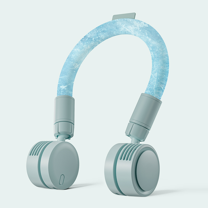 PCM Cooling Portable Hand-free Neck Fan