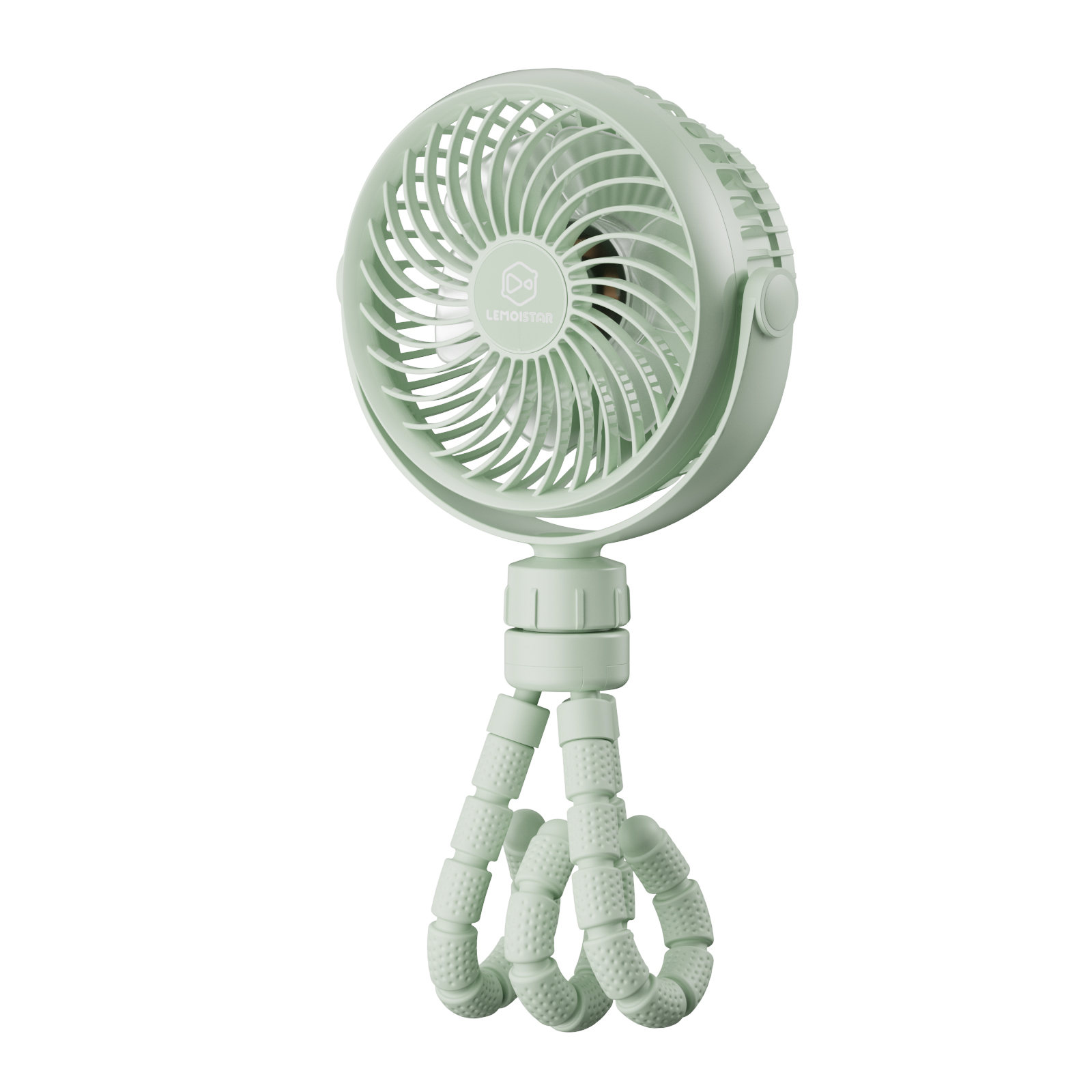 Quiet Multi-functional 4 Inch Aroma Octopus Tripod Fan 3 In 1 Mini Fan
